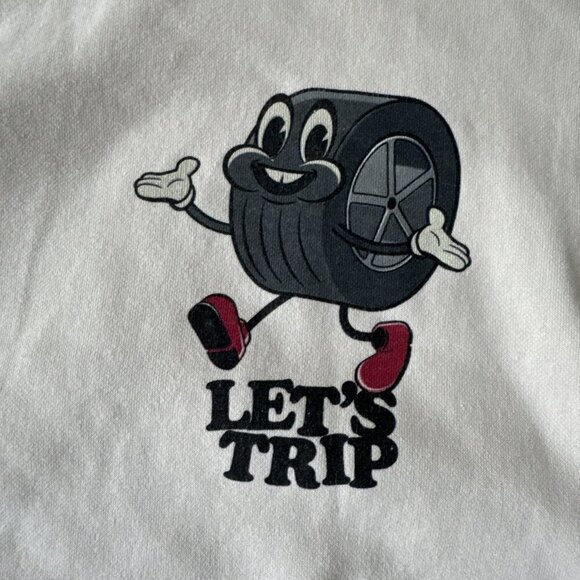 Sturniolo Triplets Lets trip Wheelie Men's Hoodie Size M - Picture 3 of 6